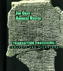 Transaction processing : concepts and techniques /