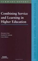 Combining service and learning in higher education.