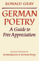 German poetry : a guide to free appreciation /