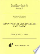 Sonatas for violoncello and basso /