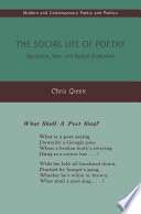 The Social Life of Poetry : Appalachia, Race, and Radical Modernism /