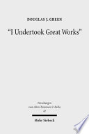 "I undertook great works" : the ideology of domestic achievements in west Semitic royal inscriptions /