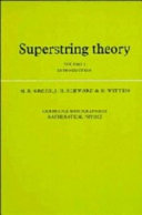 Superstring theory /