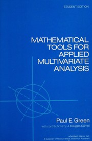 Mathematical tools for applied multivariate analysis  /