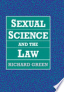 Sexual science and the law /