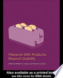 Pleasure with products : beyond usability /