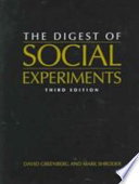 The digest of social experiments /