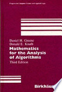 Mathematics for the analysis of algorithms /
