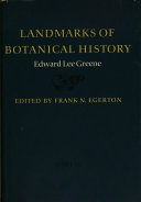 Landmarks of botanical history /