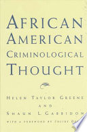 African American criminological thought /