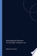 Searching for presence : Yves Bonnefoy's writings on art /