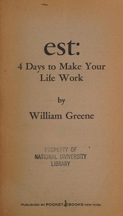 est--4 days to make your life work /