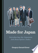 Made for Japan : introducing the Japanese job descriptive index /