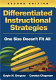 Differentiated instructional strategies : one size doesn't fit all /