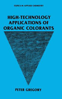High-technology applications of organic colorants /