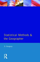 Statistical methods and the geographer /