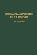Mathematical experiments on the computer /