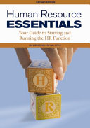 Human resource essentials : your guide to starting and running the HR function /