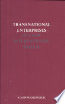 Transnational enterprises in a new international system /