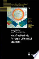 Meshfree Methods for Partial Differential Equations /