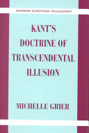 Kant's doctrine of transcendental illusion /