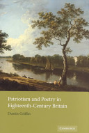 Patriotism and poetry in eighteenth-century Britain /