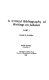 A critical bibliography of writings on Judaism /