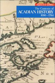 The contexts of Acadian history, 1686-1784 /