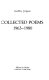 Collected poems, 1963-1980 /