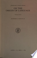 On the origin of language /