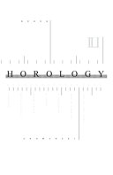 Horology /