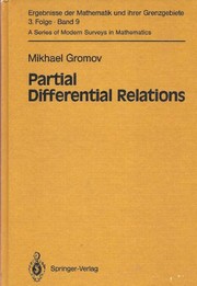 Partial differential relations /