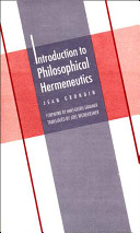 Introduction to philosophical hermeneutics /