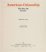 American citizenship : the way we govern /