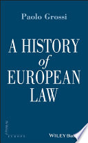 A history of European law /