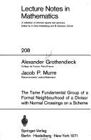 The tame fundamental group of a formal neighbourhood of a divisor with normal crossings on a scheme /