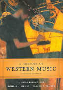 A history of western music /