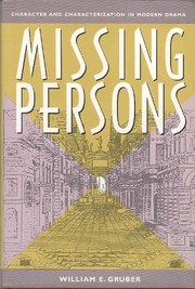 Missing persons : character and characterization in modern drama /