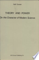 Theory and power : on the character of modern sciences /