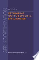 Estimating output-specific efficiencies /
