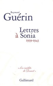 Lettres à Sonia : 1939-1943 /