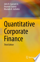 Quantitative Corporate Finance /