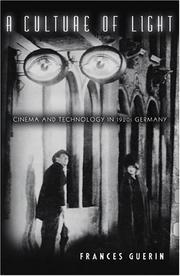 A culture of light : cinema and technology in 1920s Germany /