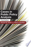 Cases in public policy analysis /