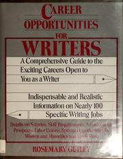Career opportunities for writers /