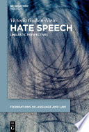 Hate speech : linguistic perspectives /