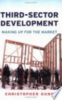 Third-sector development : making up for the market /