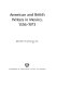 American and British writers in Mexico, 1556-1973.