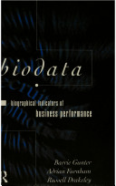 Biodata : biographical indicators of business performance /