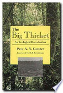 The Big Thicket : an ecological reevaluation /